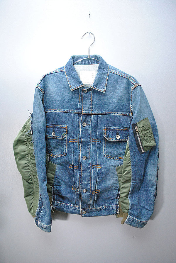 sacai Denim x MA-1 Jacket