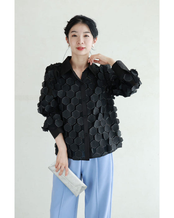 立体に浮かぶ六角形シャツトップス – ONE PEACE ONLINE