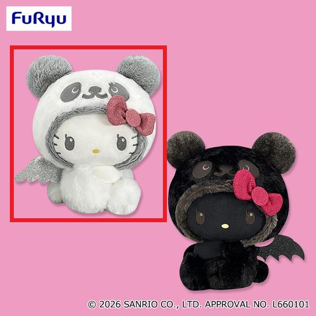 サンリオ】【Aてんし】パンダ ハローキティ こあくま×てんしBIG