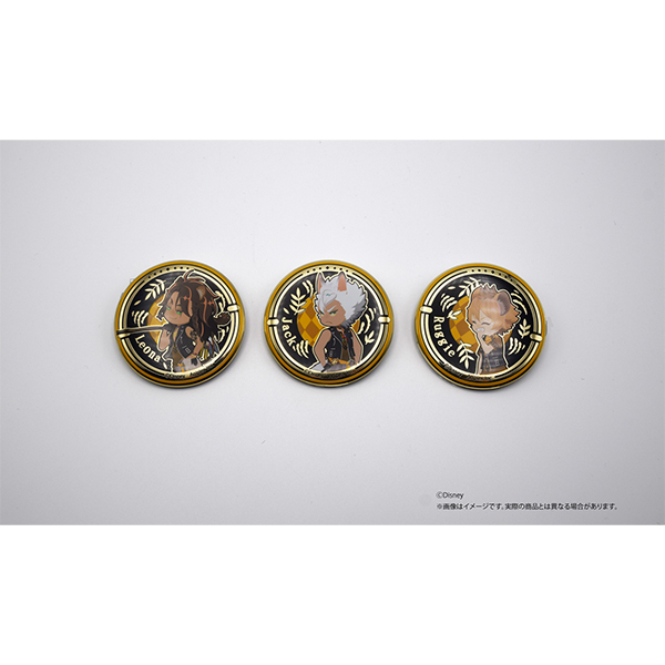 ディズニー ツイステッドワンダーランド』 レリーフメタル缶バッジ