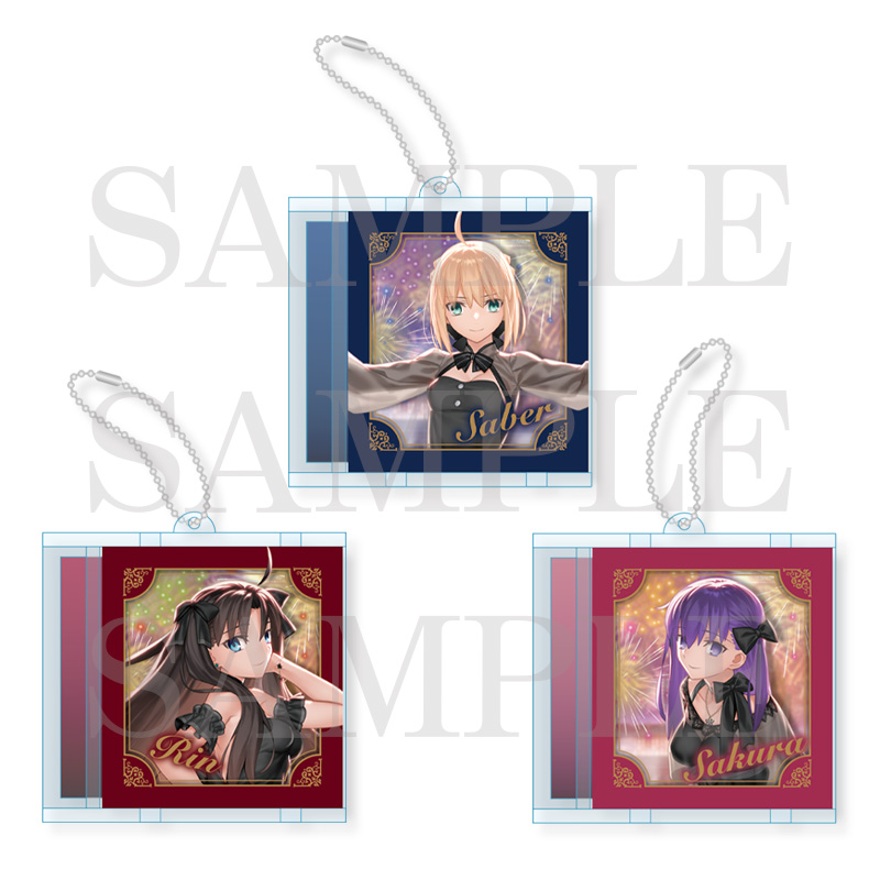 CDケース風アクリルチャーム（全3種）