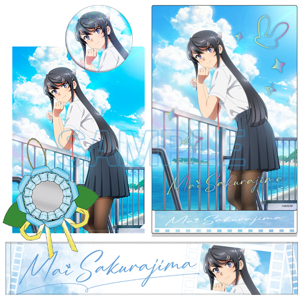 青春ブタ野郎 著者&イラストレーター箔押しサイン入り複製原画 青春