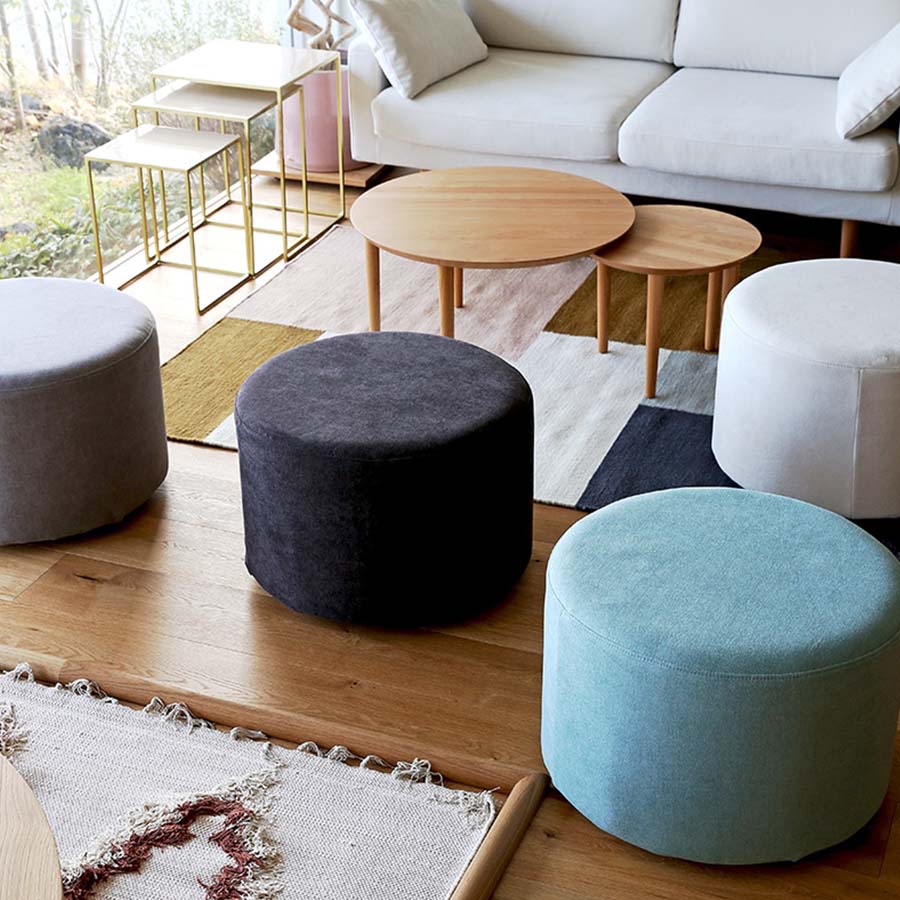 高野木工 LEO（レオ）ソファ ラウンドスツール