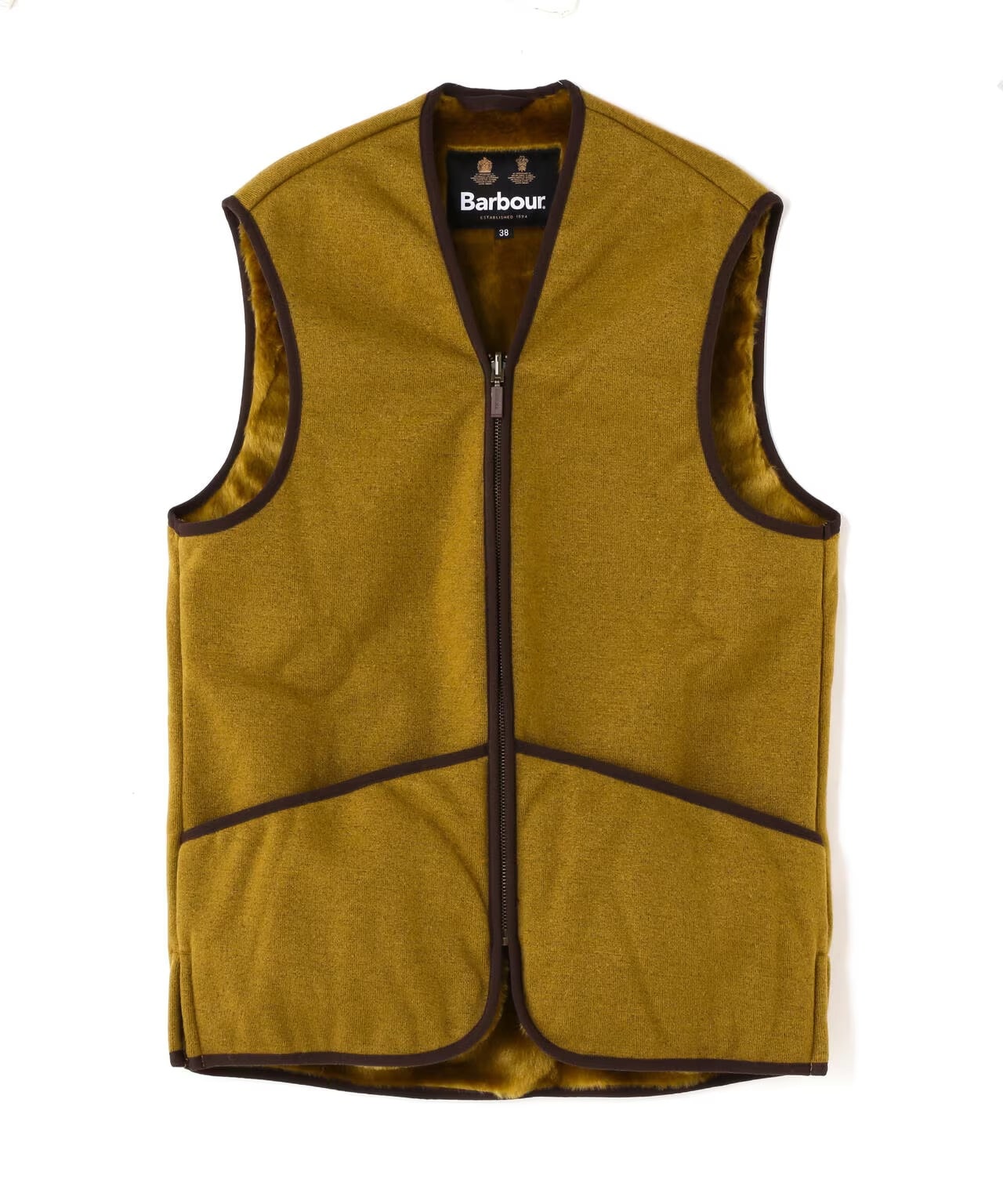 BARBOUR/バブアー/フロントジップファーライナーベスト（レギュラー