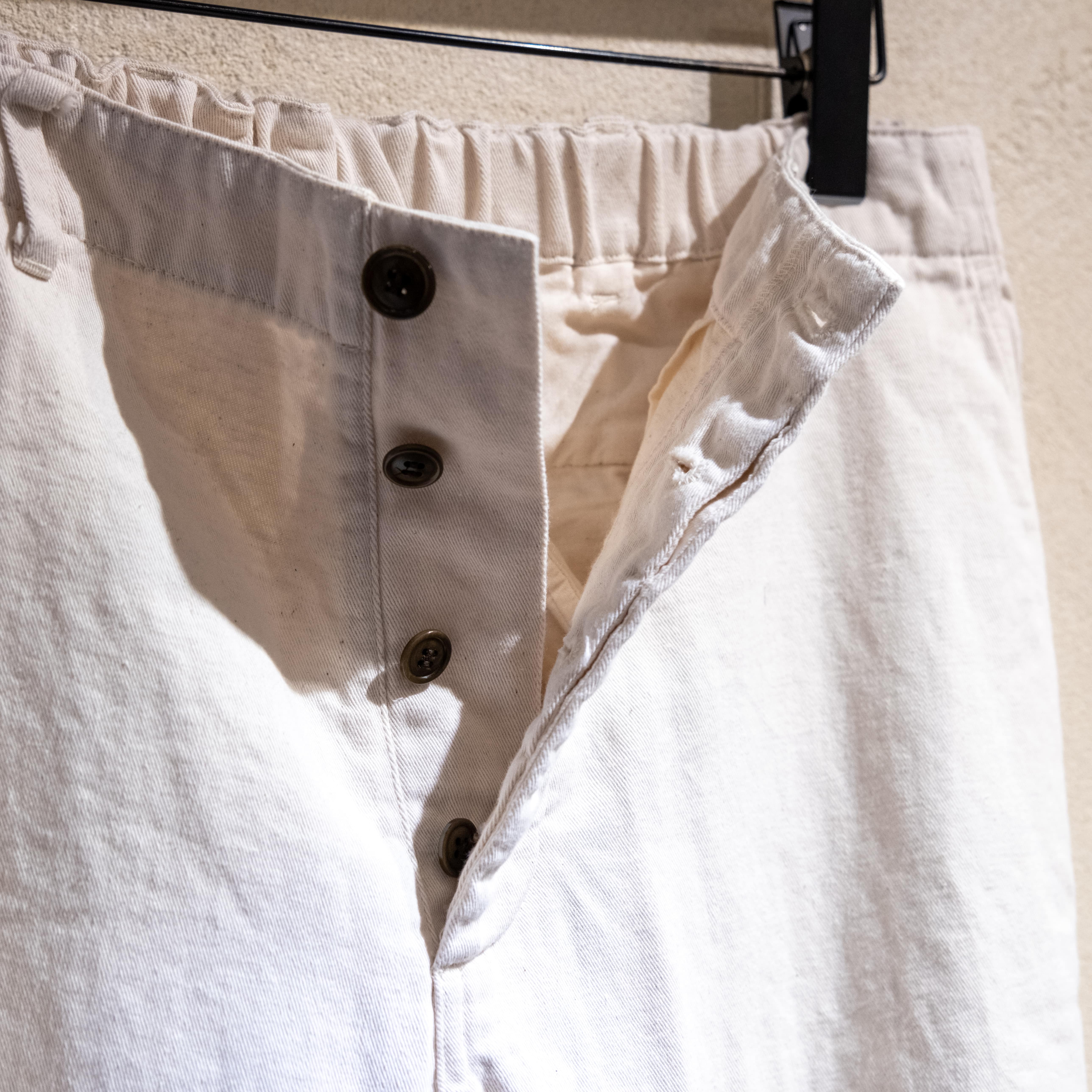 UpcycleLino】BASIC チノ ルーズテーパードパンツ(1 NATURAL)｜ nest