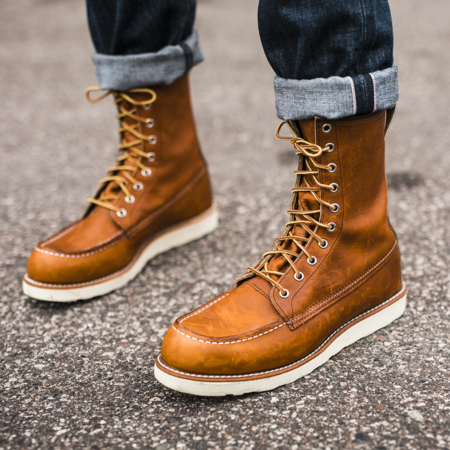 レッドウィング 8inch CLASSIC MOC 877(US 7.0 D(約 25.0 cm))｜ RED