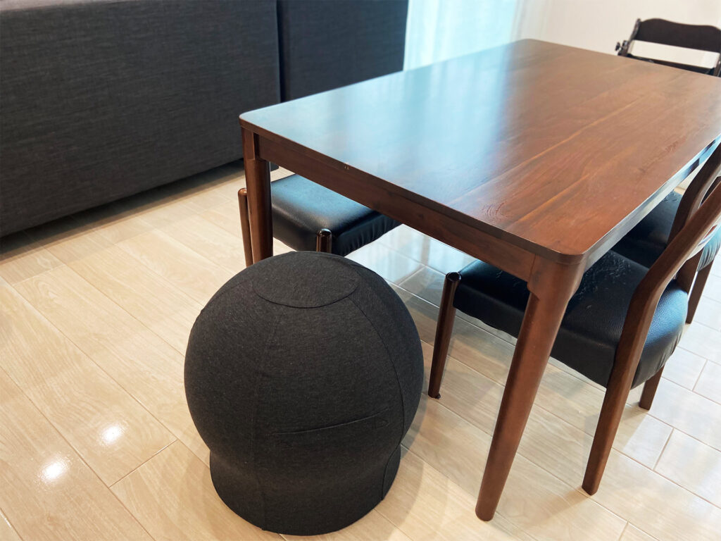 バランスボールチェア「マルームズ」を実践レビュー！気になる評判