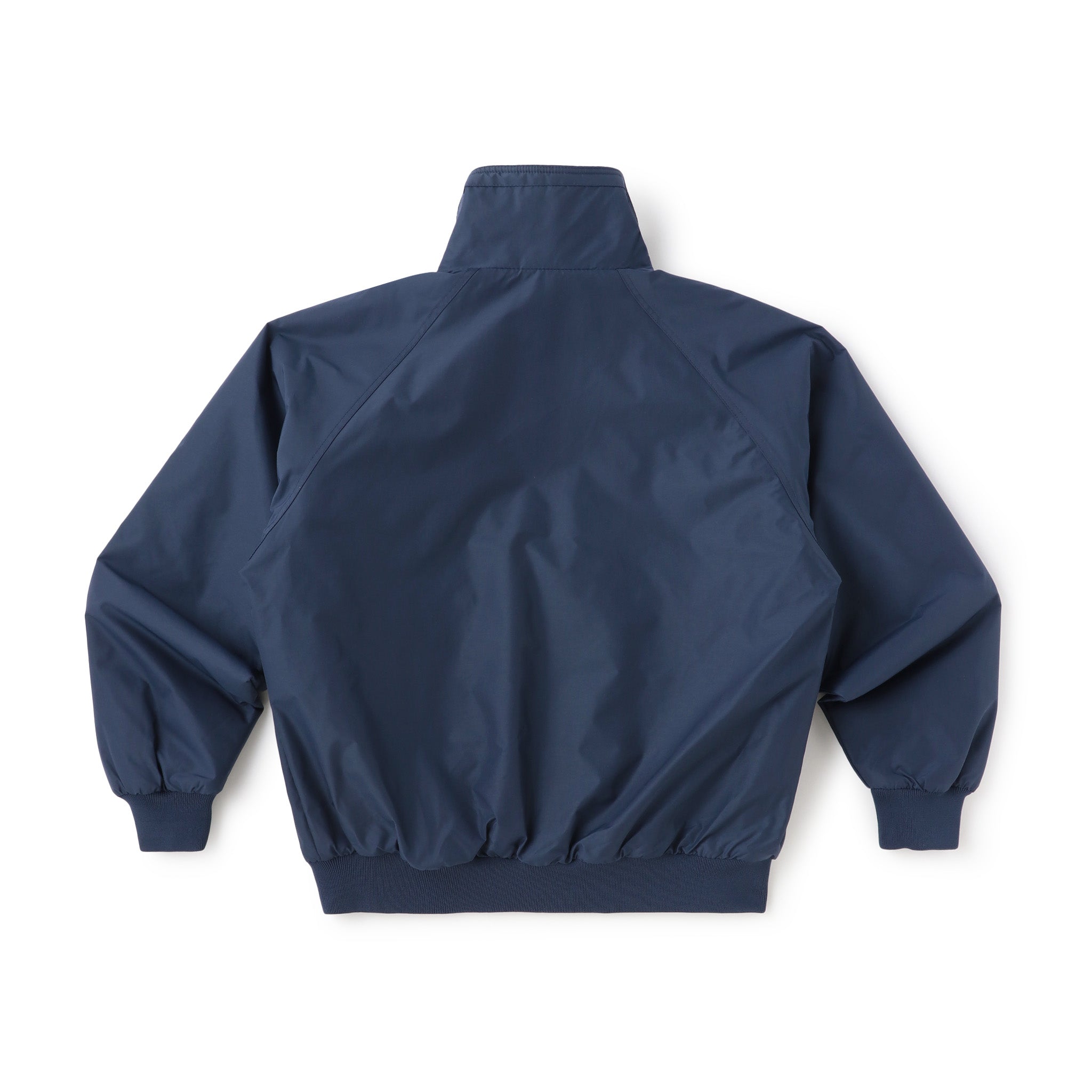 BOUTIQUE NYLON × FLEECE STAND COLLAR NAVY（ブティックナイロン