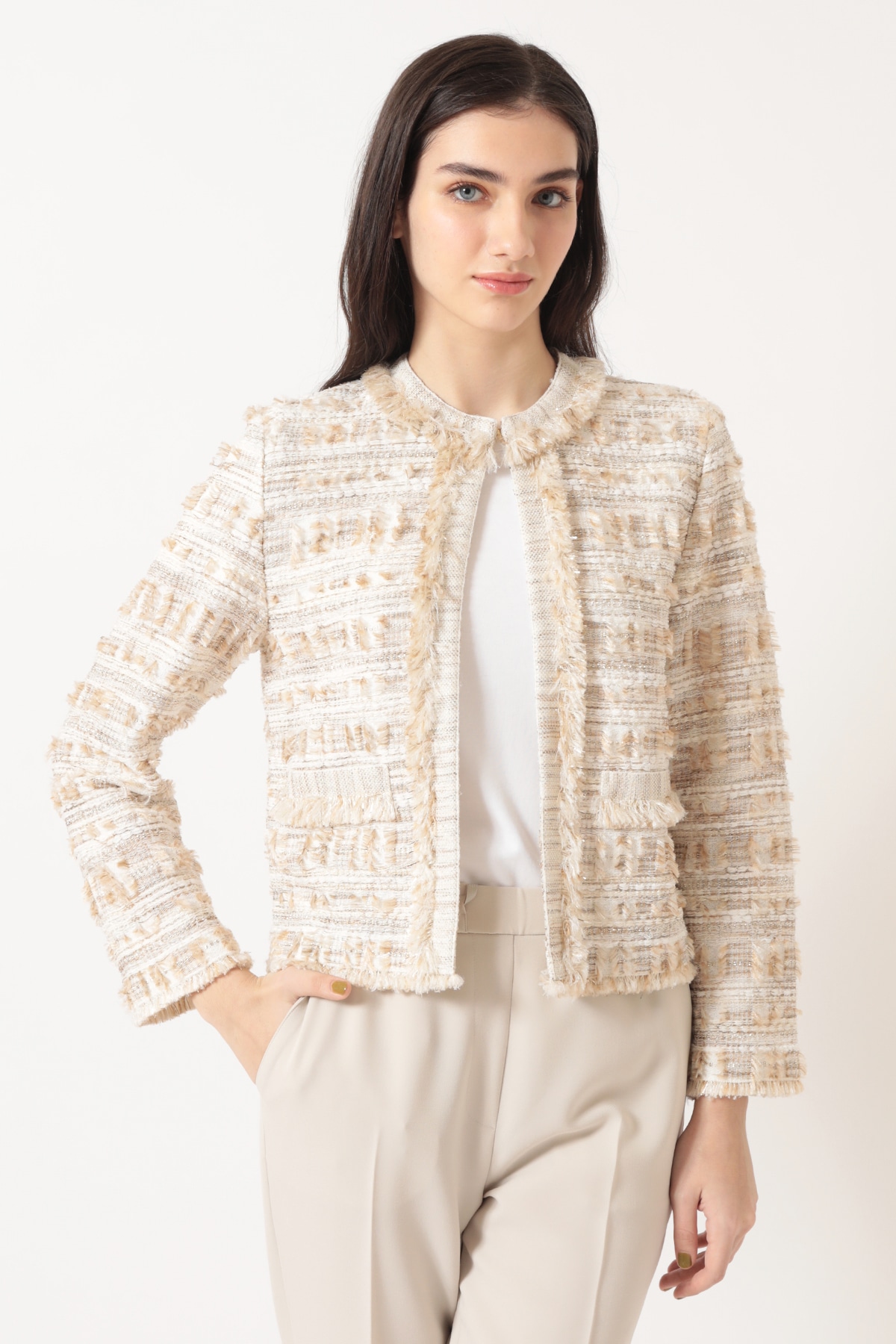 チェックニットツイードジャケット A62F361451｜DAKS（ダックス）公式