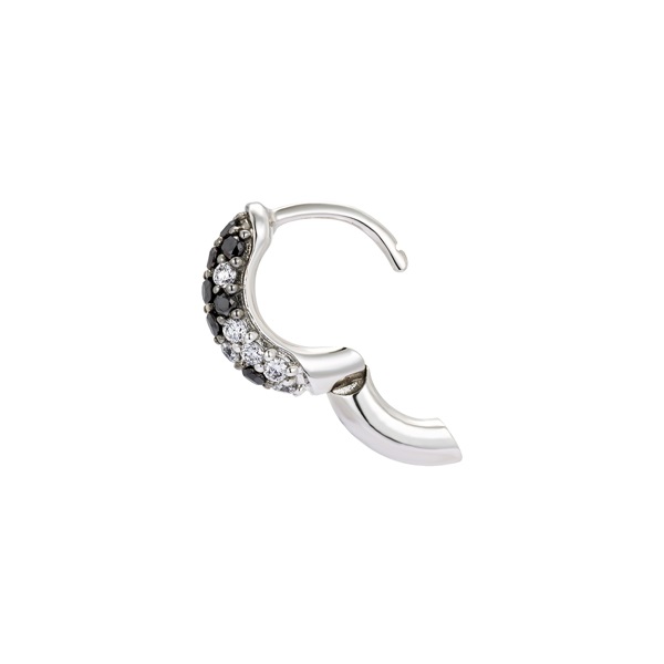 K18WGブラックダイヤモンド/ダイヤモンドピアス | ポンテヴェキオ公式