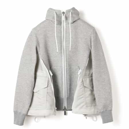 SACAI＜サカイ＞ コンビネーション ジップアップパーカー（2264269