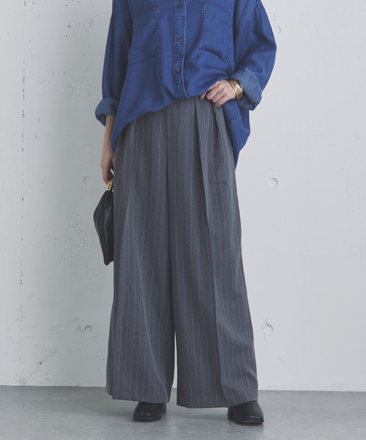 ストライプ2タックパンツ(36 BEIGE): パンツ｜PMbox P&M OFFICIAL