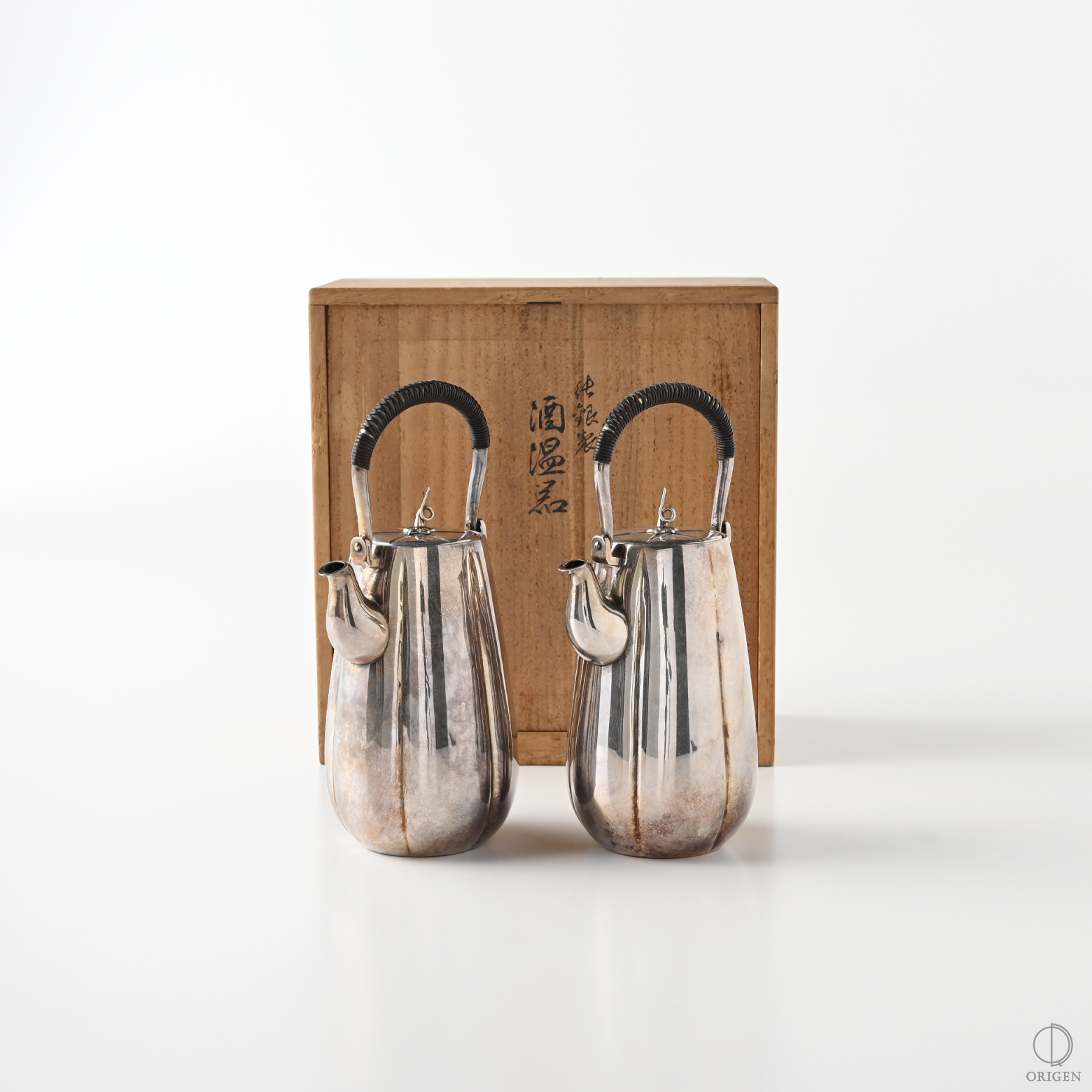 骨董品買取実例・実績 - 出張買取大阪 純銀製 酒温器 - ORIGEN