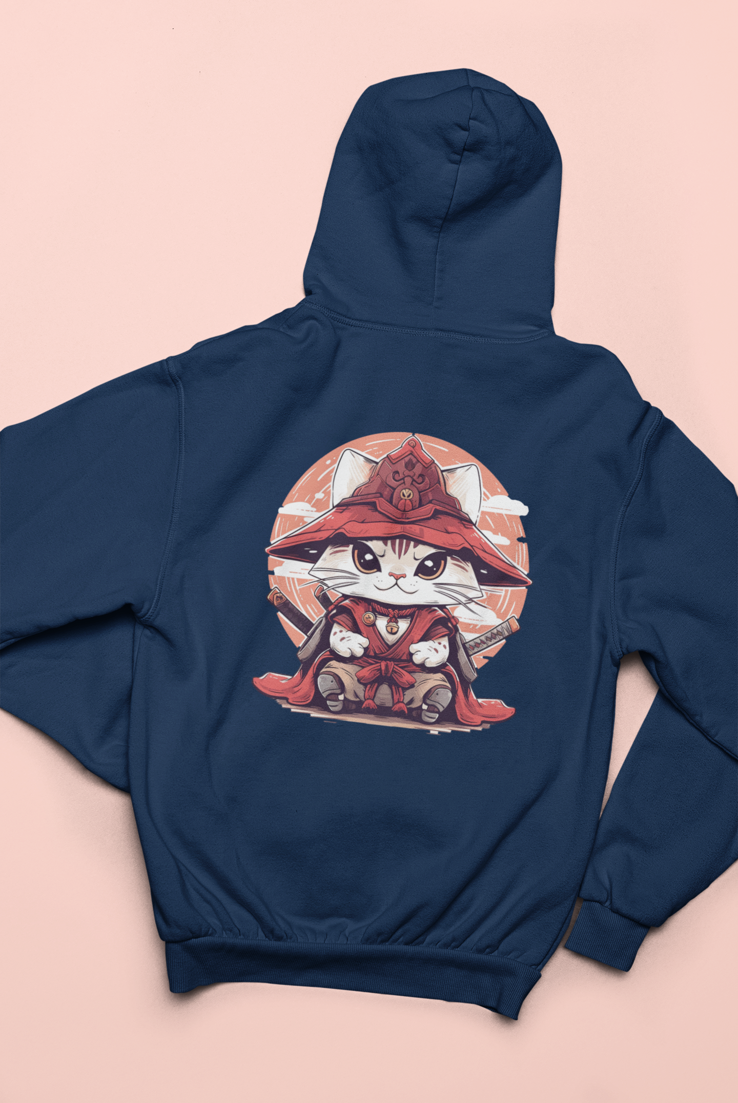 Katana Kitty: The Samurai Cat Zip Hoodie – OsakaCat