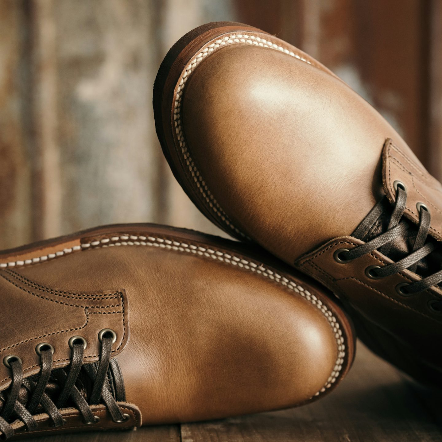 Storm Boot - Horween Natural Chromexcel, Vibram 700 Cork Sole