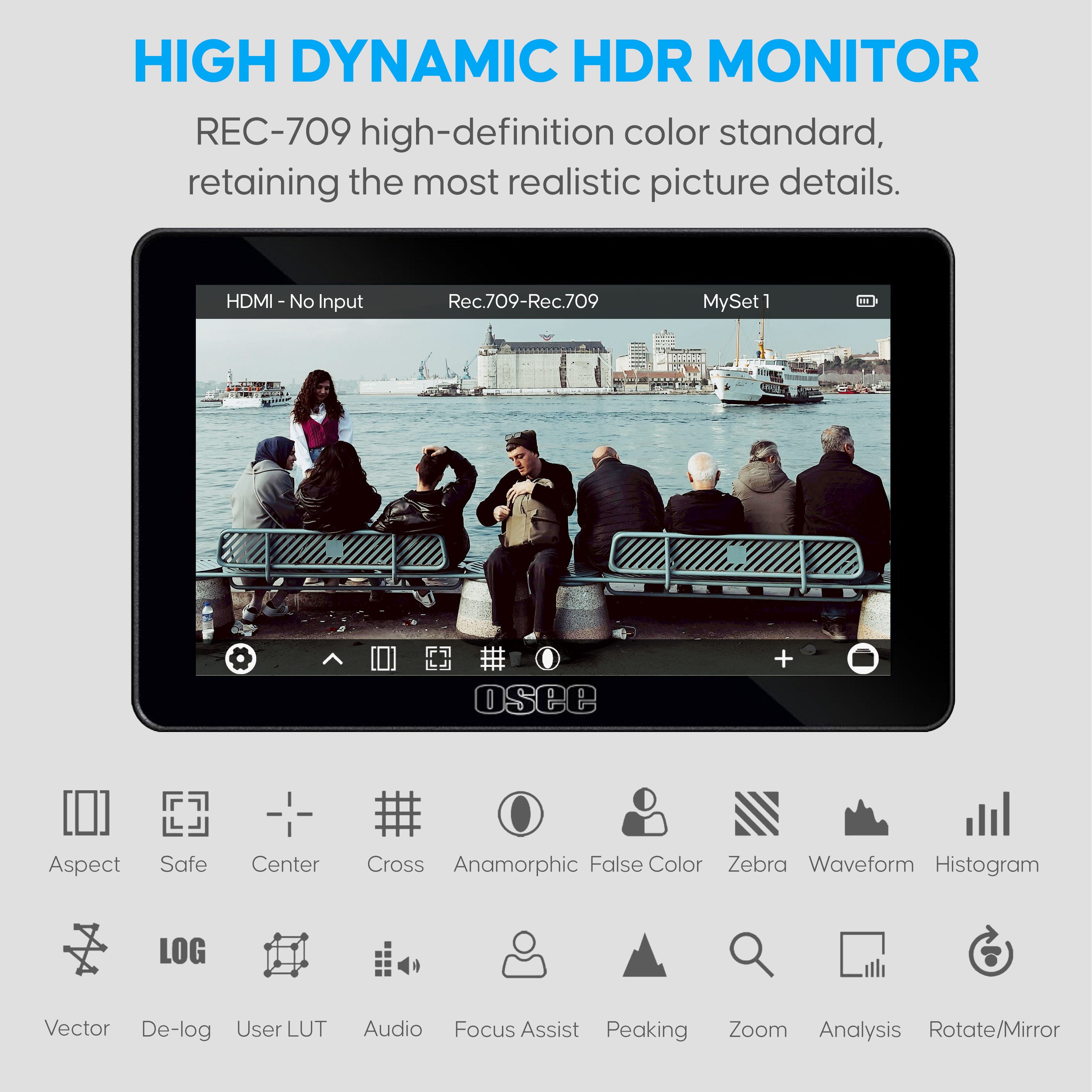 Lilmon 5: 4K HDMI Monitor | 1000nits Touch Field Monitor | Osee