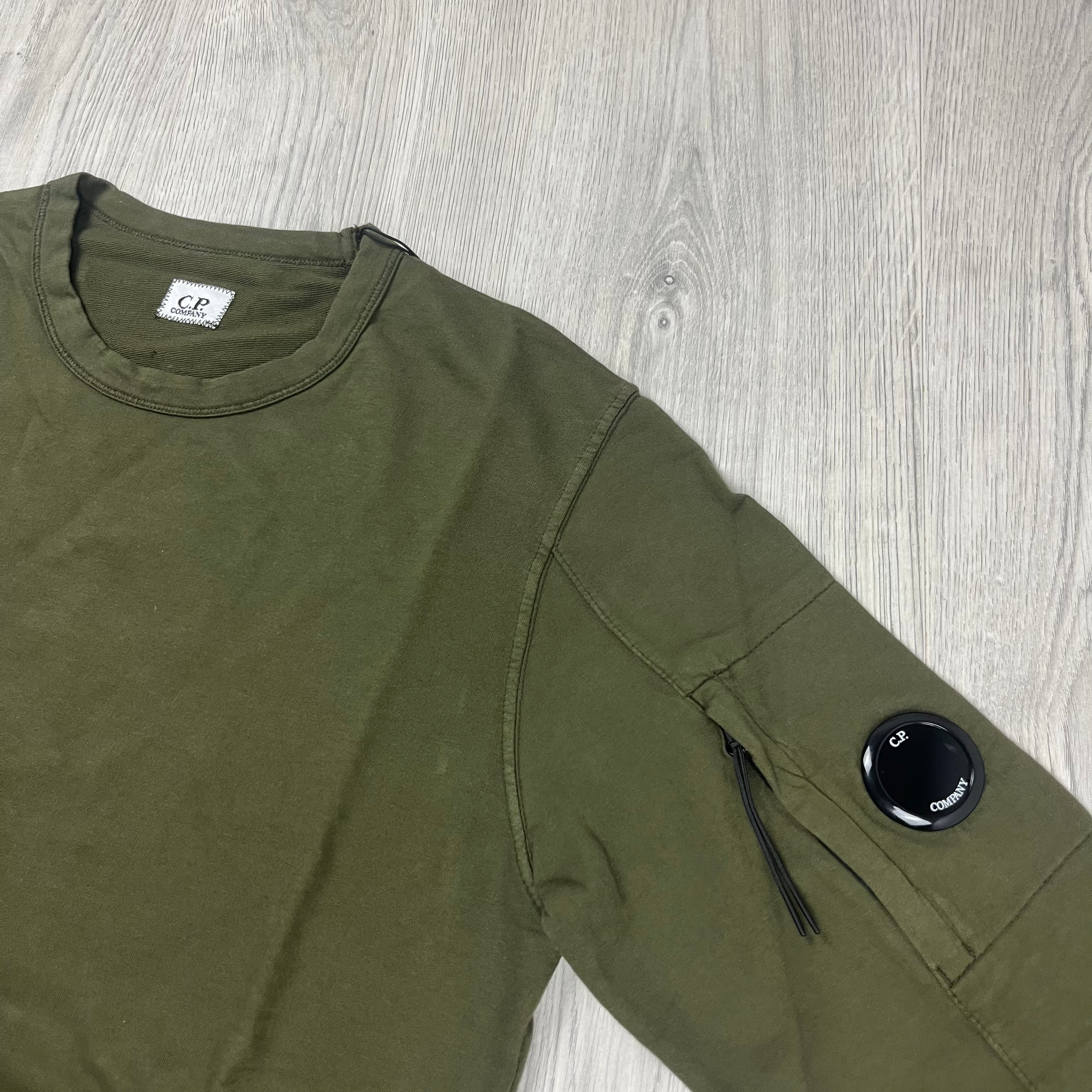 CP Company Light Fleece Sweatshirt - Ivy Green