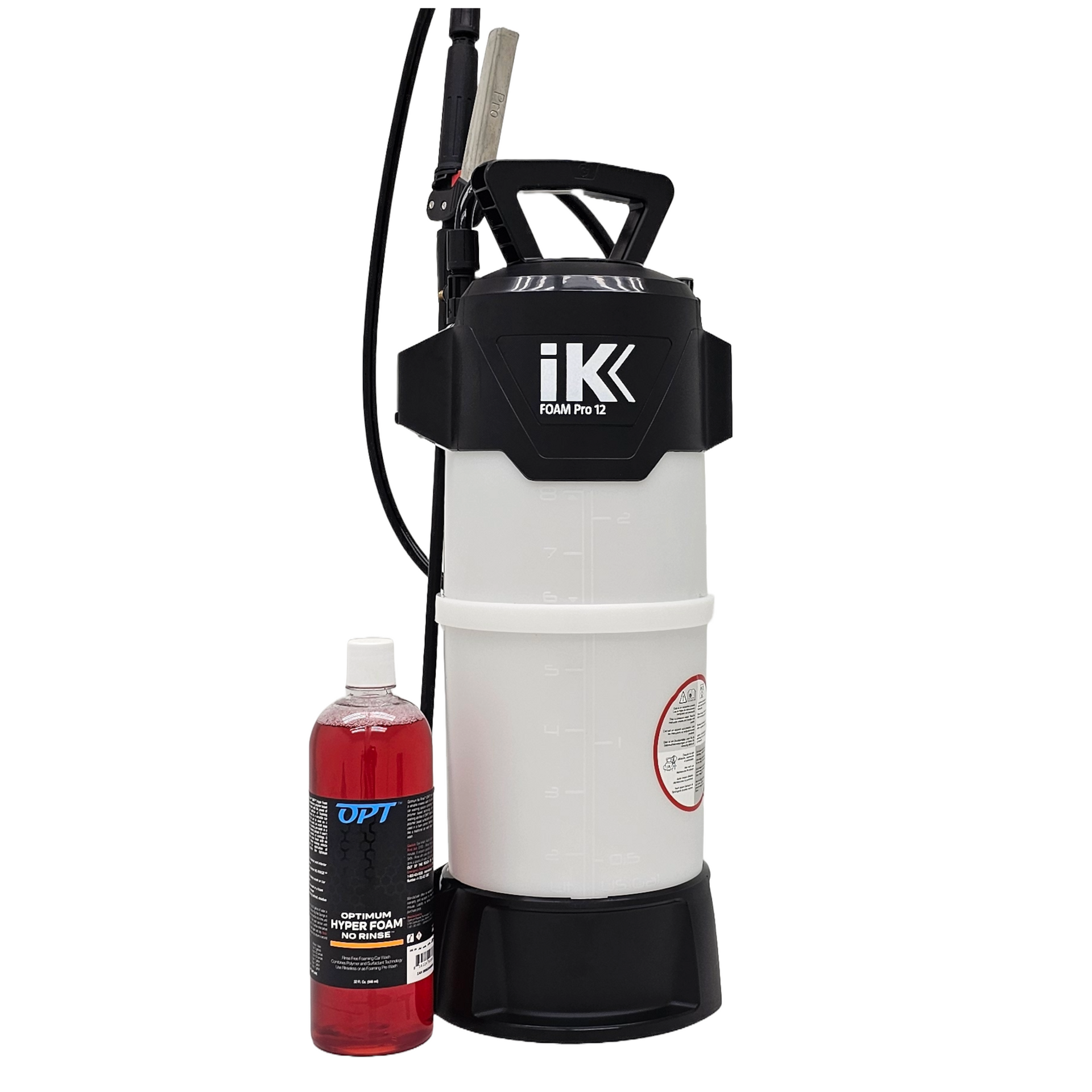 Optimum No Rinse Hyper Foam Rinseless Car Wash 32 oz. & IK Foam