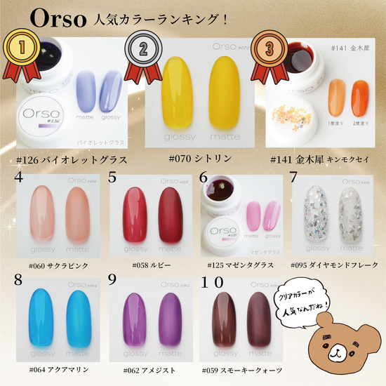 ジェルネイルブランドOrso（オルソ） – Orso NAIL STORE
