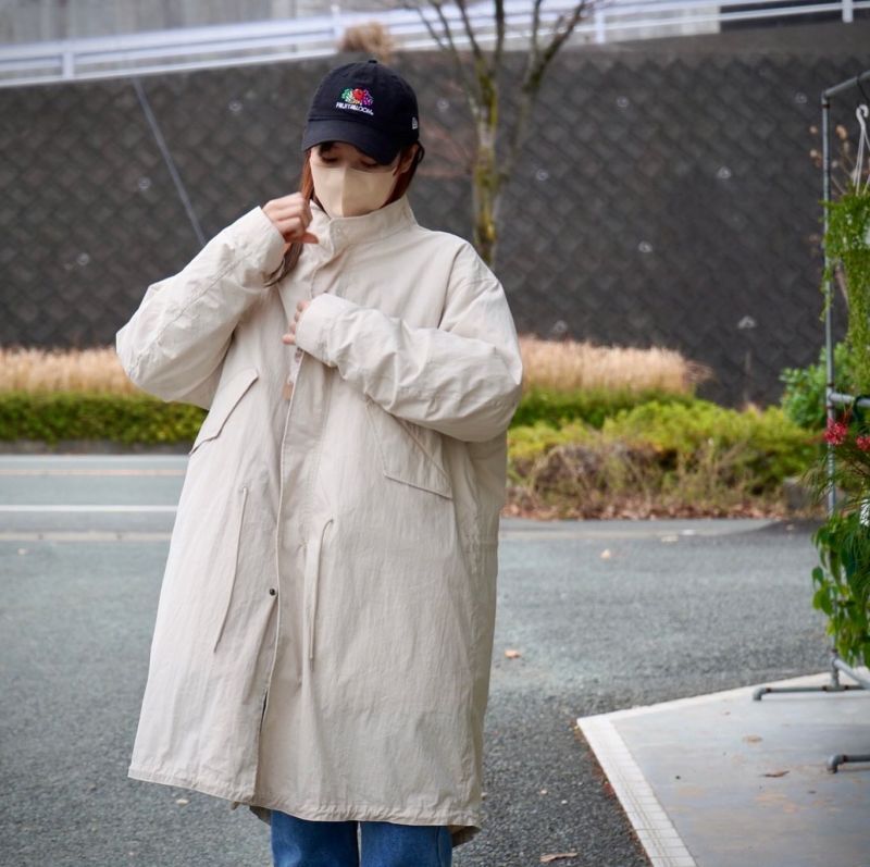 スタンドカラーモッズコート(2colors)