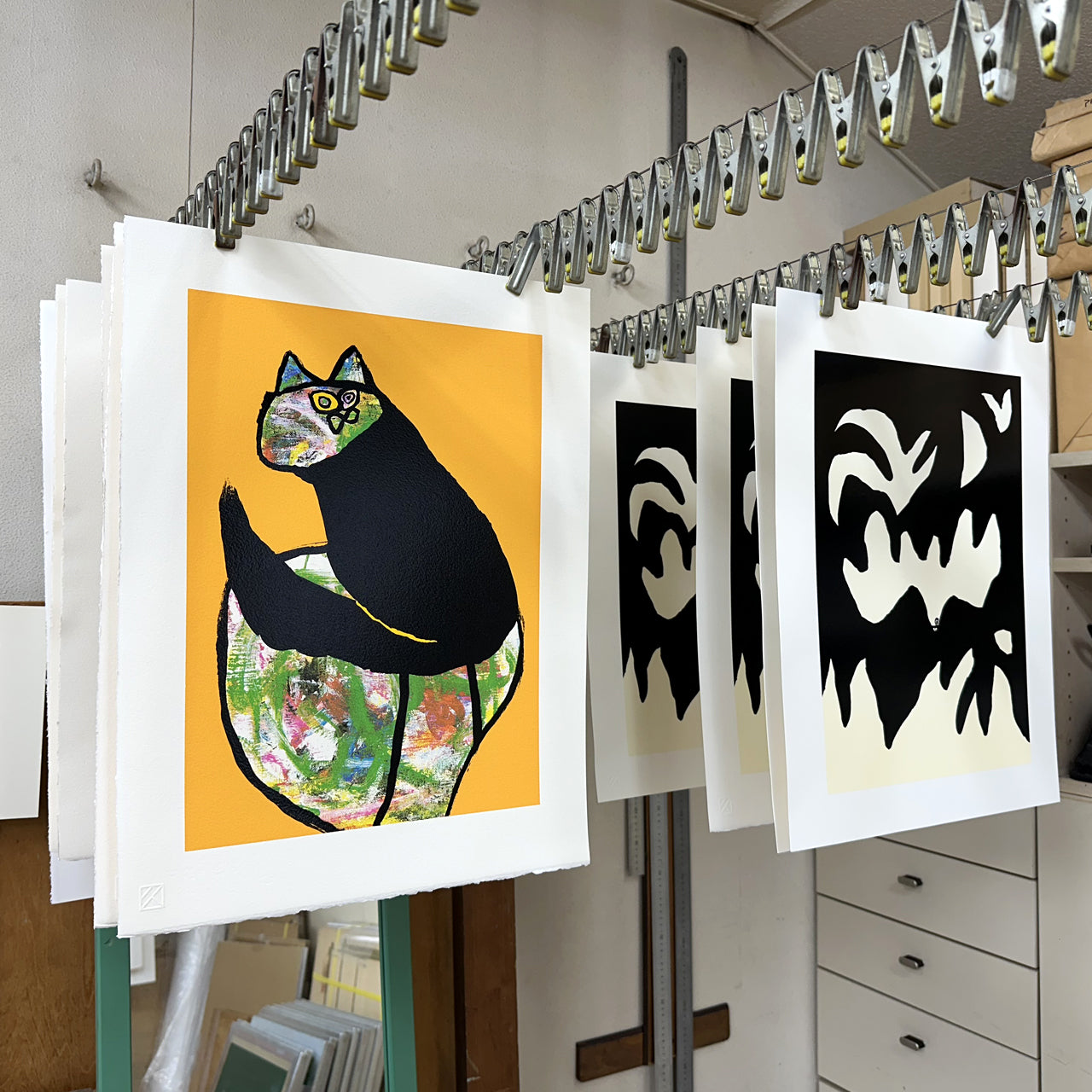 SHOGEN Silk Screen Print Kaji 21 – ORANGE GATE