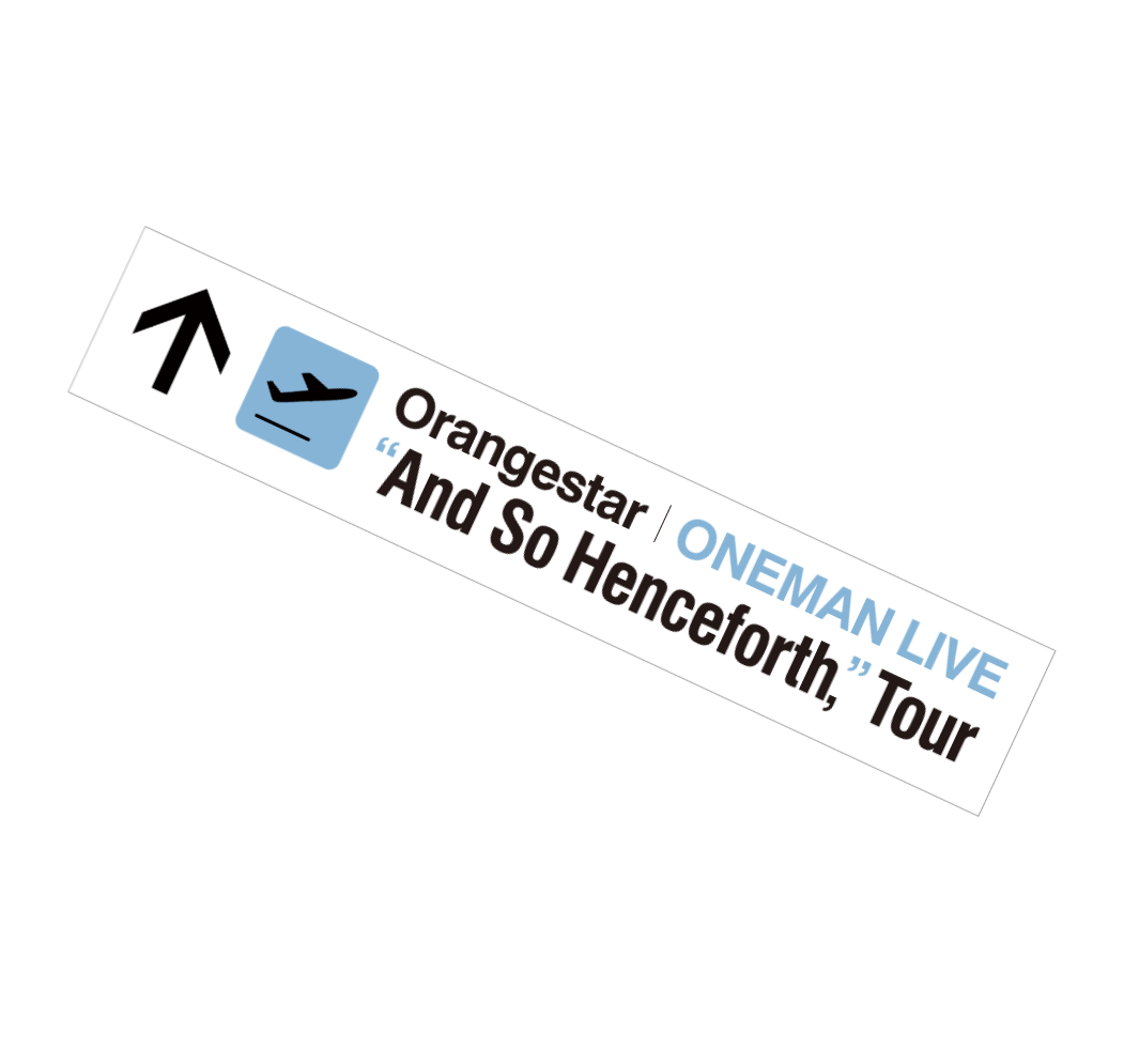 Orangestar ONEMAN LIVE “And So Henceforth,” Tour