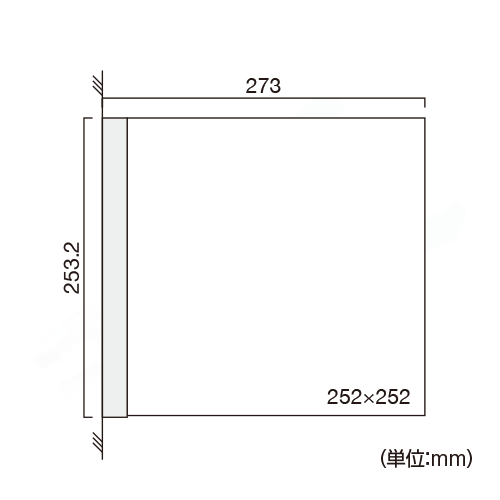 看板資材・広告資材のことなら新星社 -プリーフサイン・ 突出し W 273