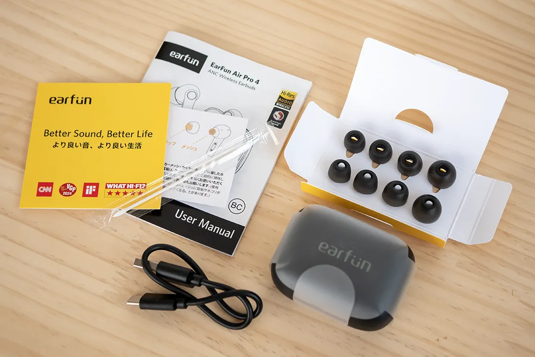 EarFun Air Pro 4 レビュー：機能てんこ盛りで音も良し！実売1万円以下