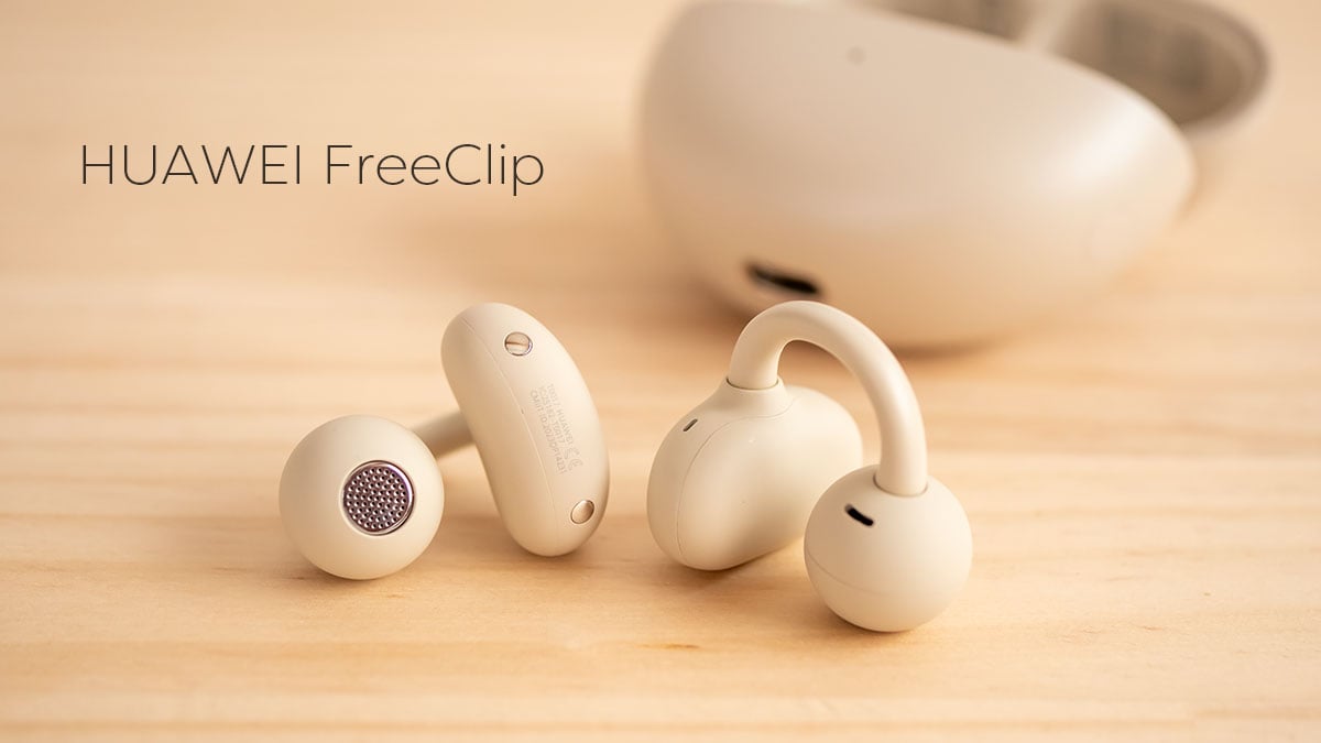HUAWEI FreeClip ミニレビュー：意外と装着感が良いイヤーカフタイプの