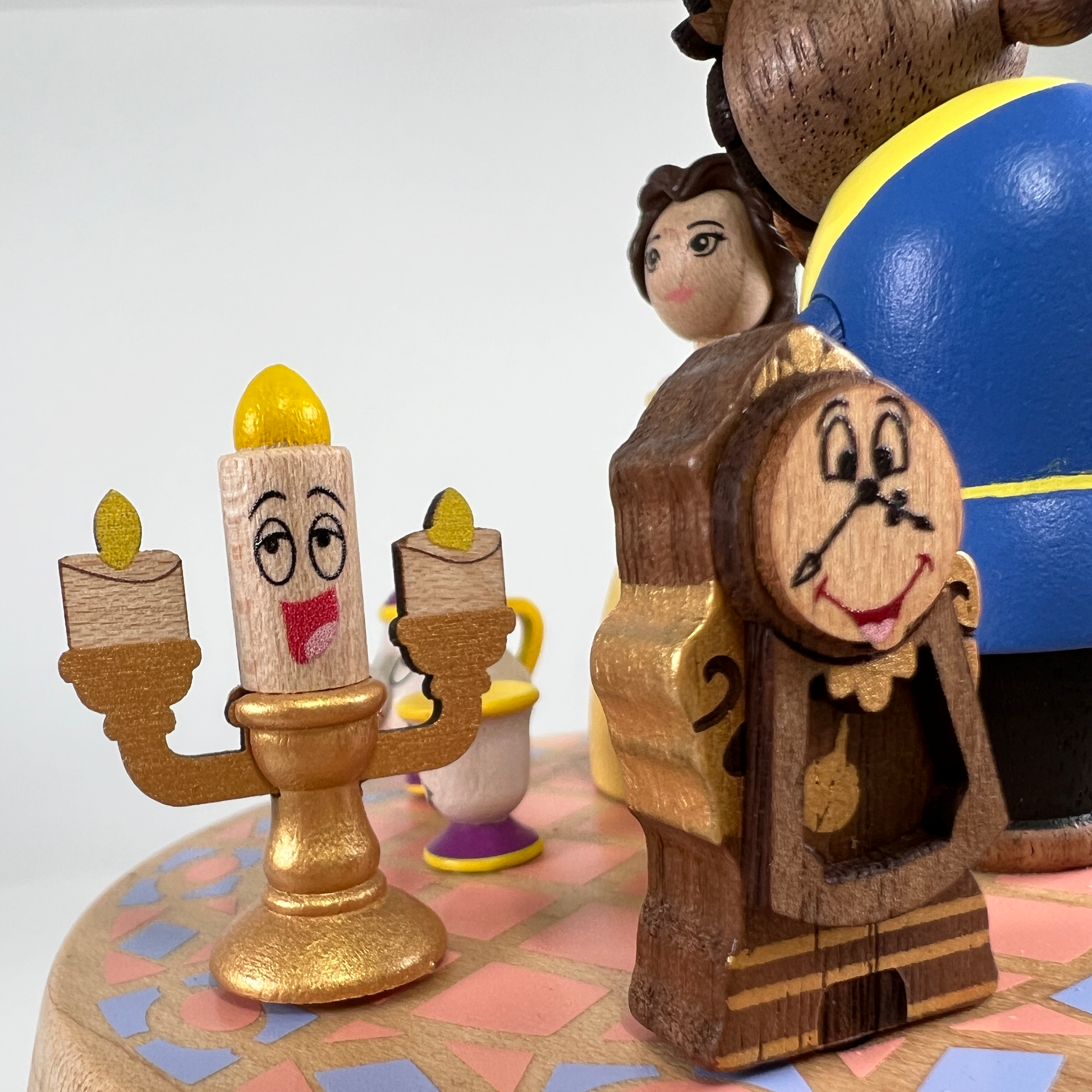 CD183S】ディズニー木製からくりオルゴール 美女と野獣 – オルゴール