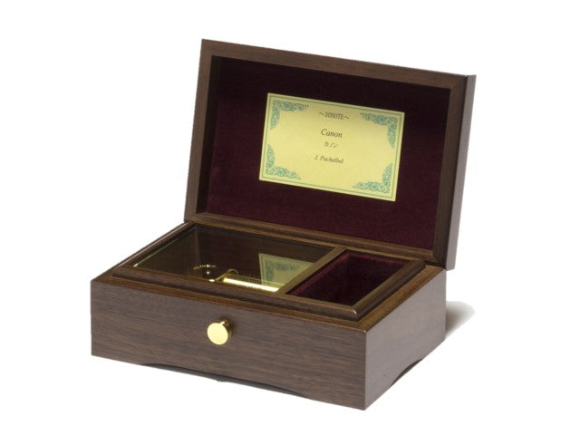 期間限定お値下げハナミズキ オルゴール 木製 ガラス蓋付き 期間限定お