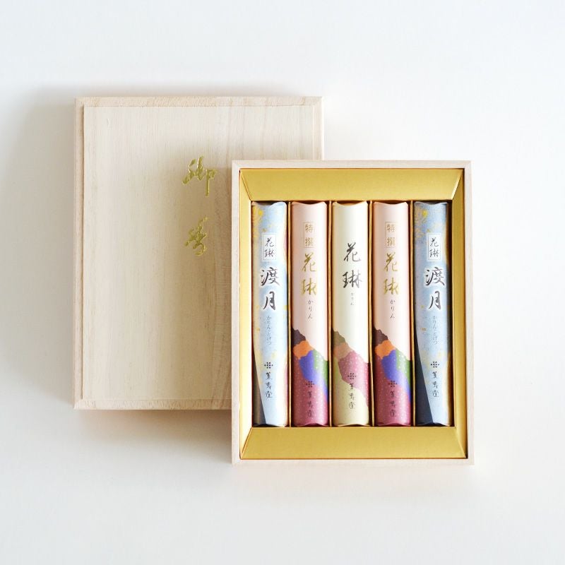 花琳アソート 桐箱短寸5入｜和食器通販｜織部 Online Store【公式】