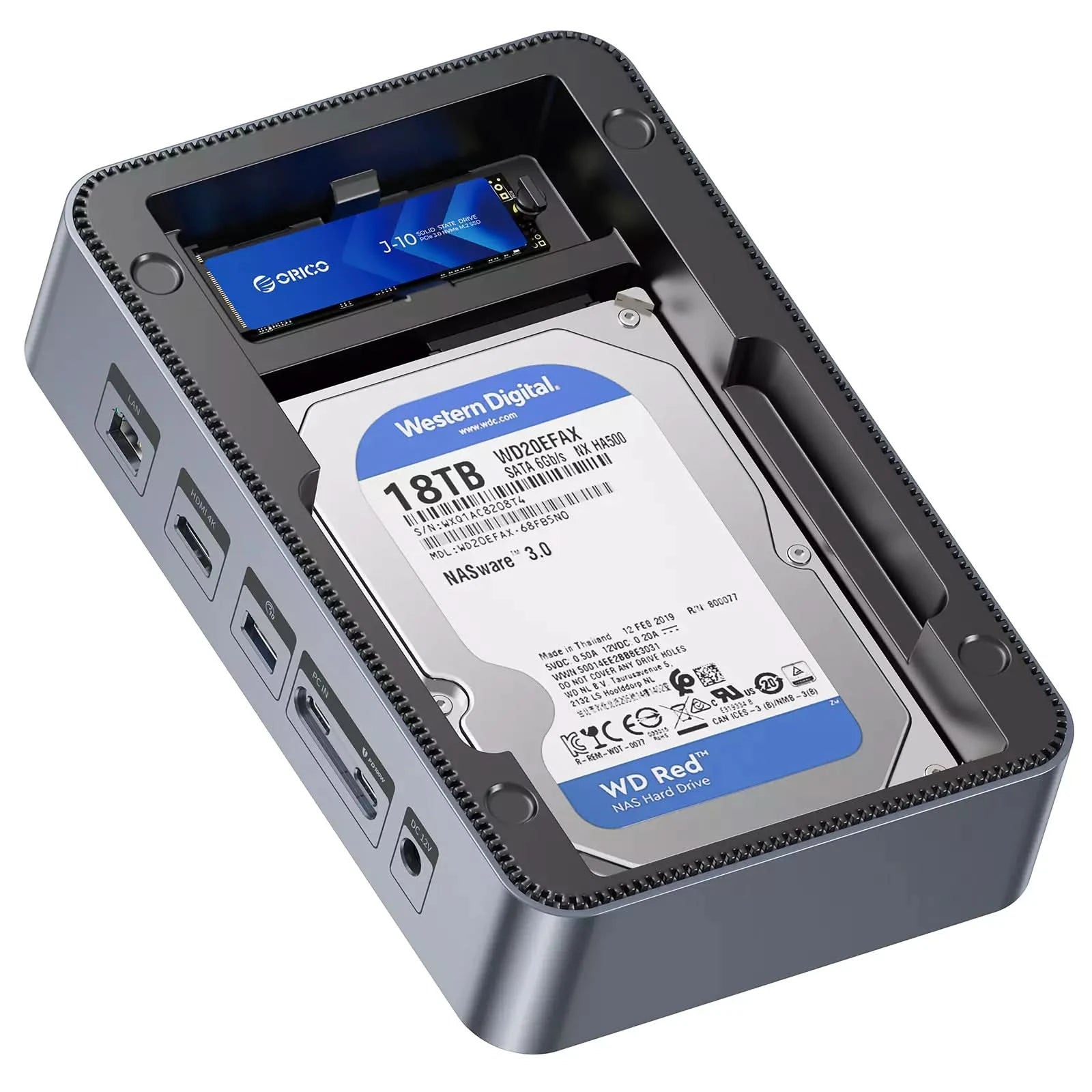 ORICO 12-in-1 M.2 & HDD/SSD Bay Docking Station