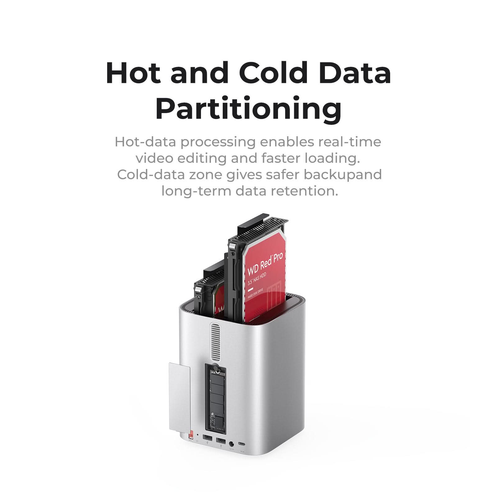 ORICO MiniTower Desktop Hybrid Storage System for Mac mini