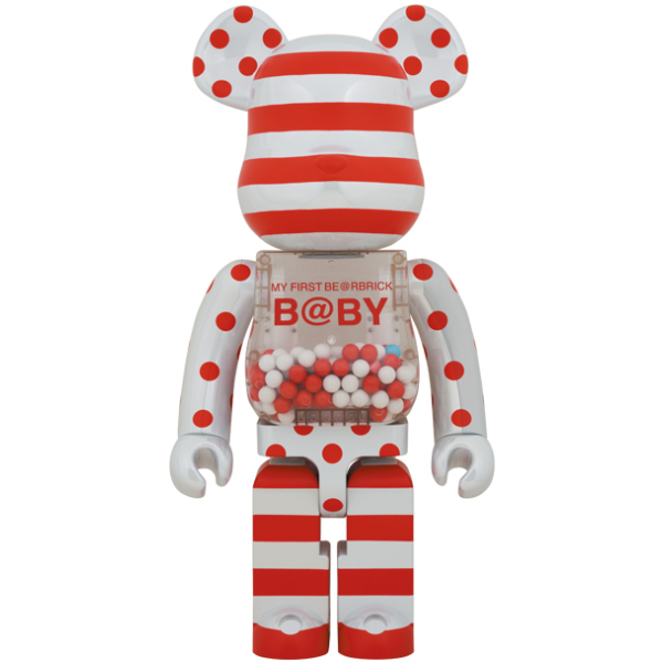 BE@RBRICK MY FIRST BE@RBRICK B@BY RED & SILVER CHROME Ver. 1000