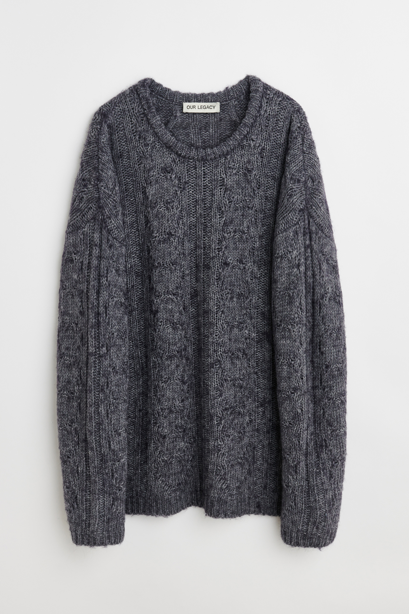 Our Legacy - Popover Roundneck Stormy Blue Zombie Acrylic