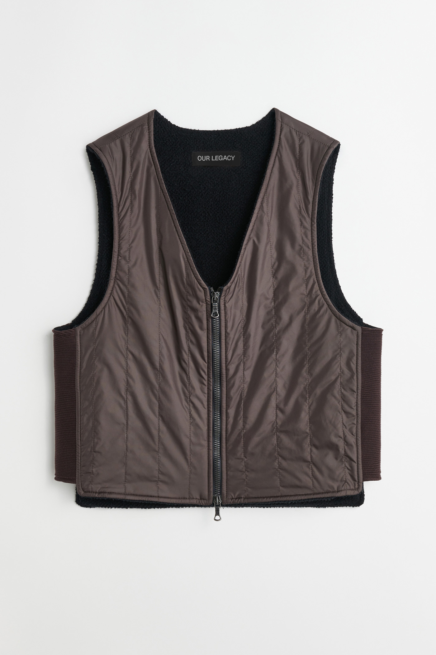 Our Legacy - Quilt Liner Vest Oxidized Grey Aero Nylon