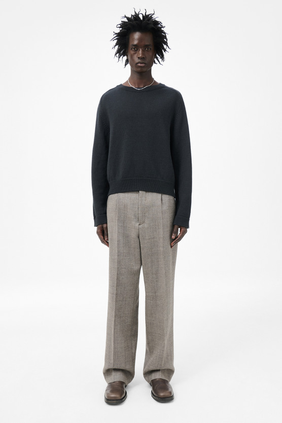 Our Legacy - True Roundneck Off Black Rustic Merino