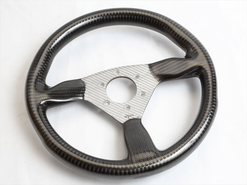 ReVerie リベリー ドライカーボンステアリング 315Φ たったの300g