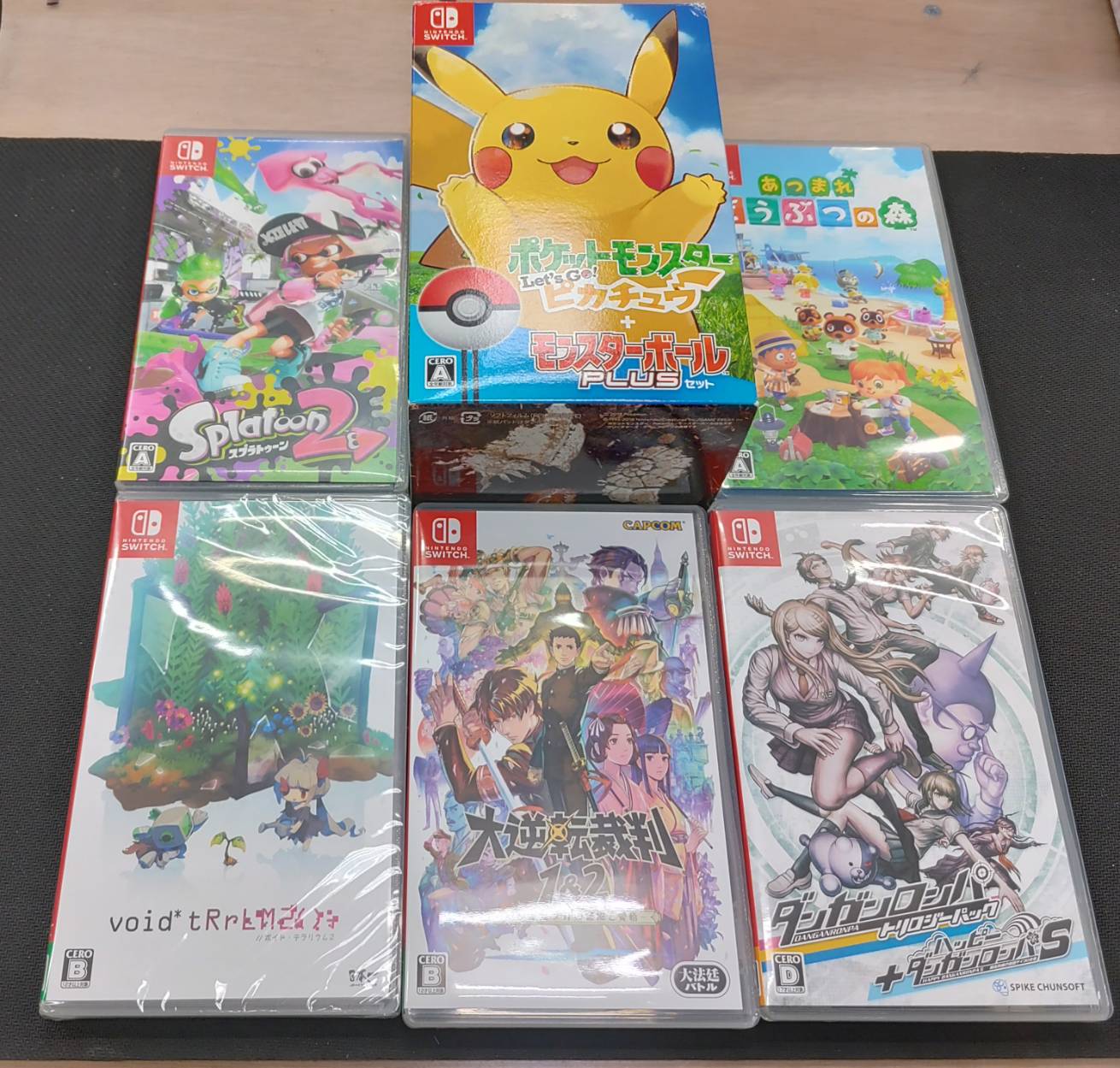 ☆〈ポケモン ピカチュウ、あつ森、スプラトゥーン2等Switchソフト
