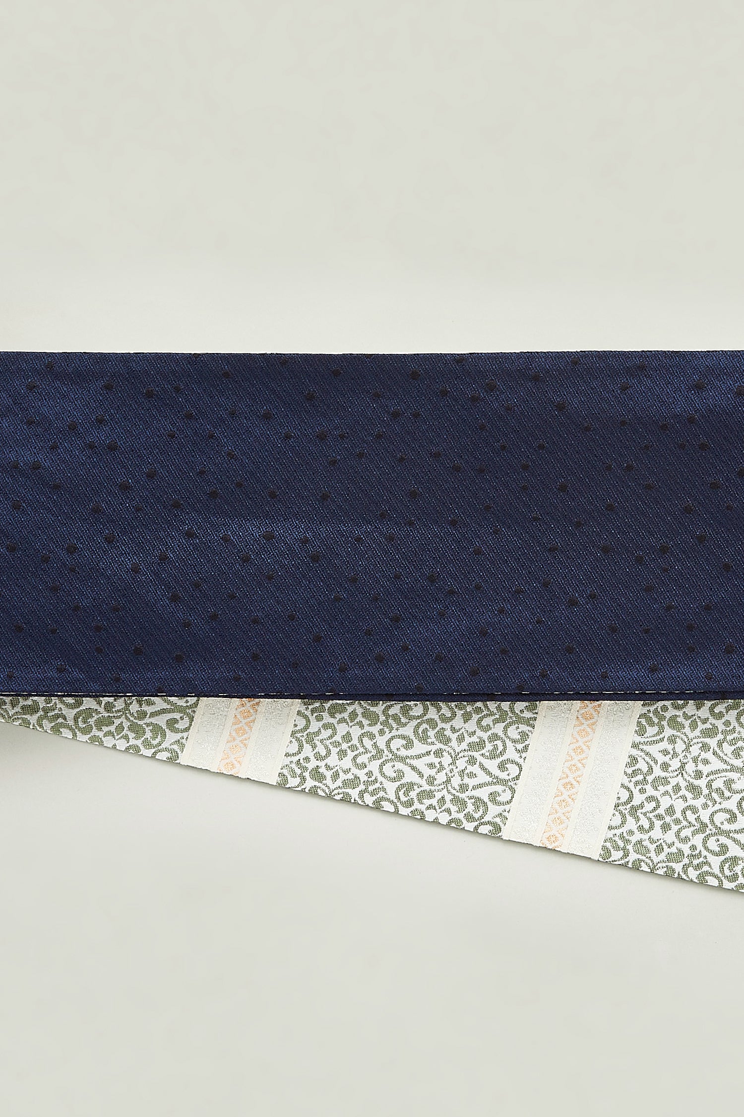 大塚呉服店オリジナル半巾帯 ペルシャ紋 グリーン