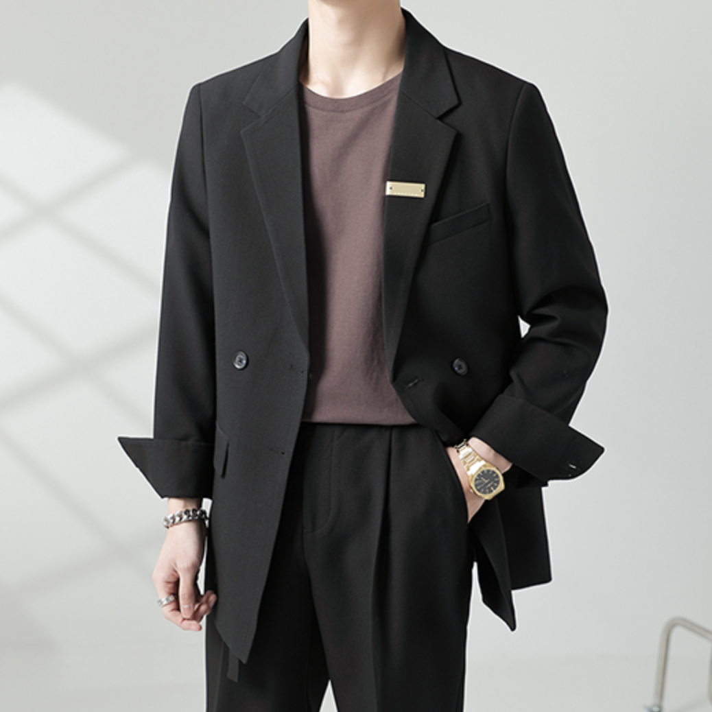 コリアンレトロセットアップ（長袖）Ot1023|韓国メンズファッション通販