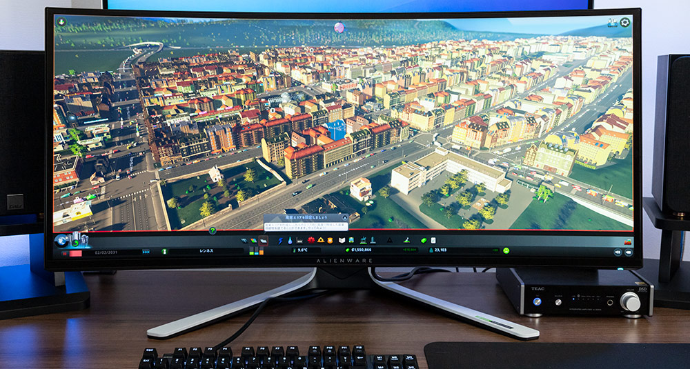 DELL ALIENWARE AW3821DW」の実機レビュー | はじめてゲームPC