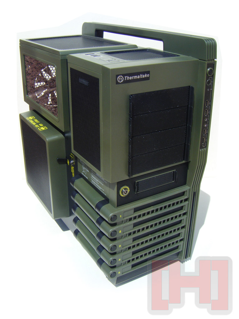 A camoflauged case, the Thermaltake Level 10 GT Battle Edition