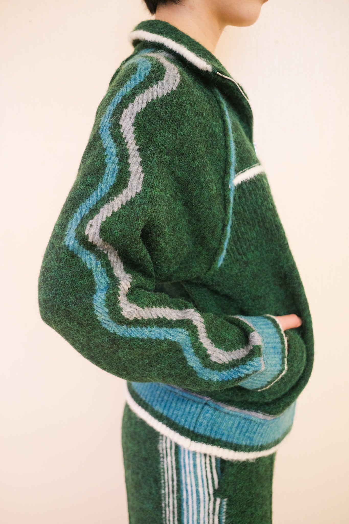 ホームウェアのニットトラックジャケット – pamm.officialstore