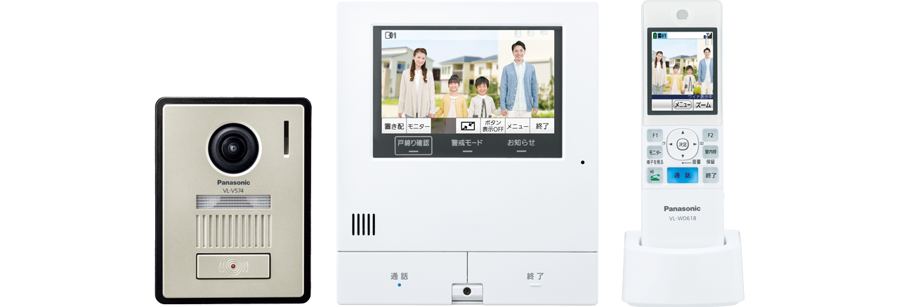 概要 ワイヤレスモニター付テレビドアホン 2-7タイプ VL-X50AHF