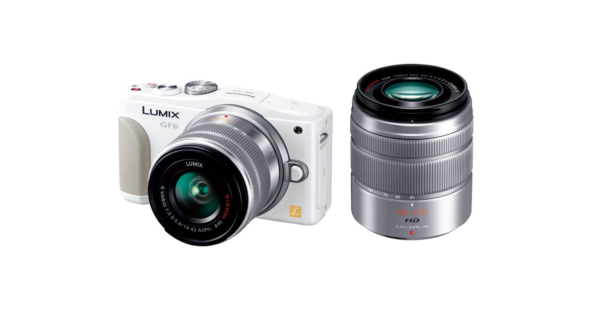 概要 デジタル一眼カメラ/ダブルレンズキット DMC-GF6W | LUMIX