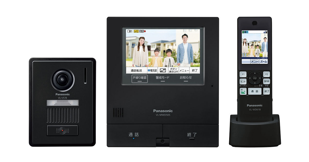 概要 ワイヤレスモニター付テレビドアホン 2-7タイプ（電源コード式