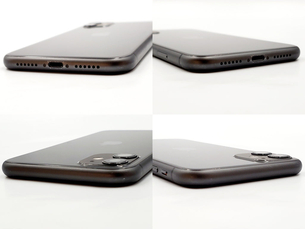 Dランク】SIMフリー iPhone11 128GB ブラック MWM02J/A A2221