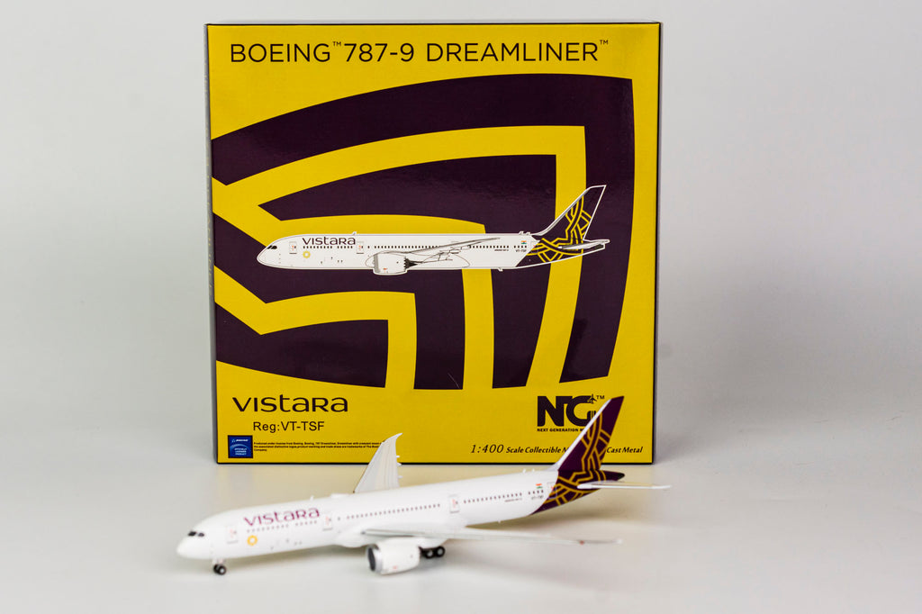 Vistara Boeing 787-9 VT-TSF NG Model 55049 Scale 1:400 – PandaFox Toys